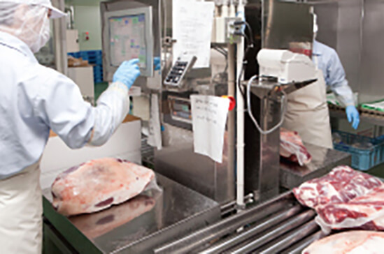 計量・箱詰め・梱包・冷蔵保管