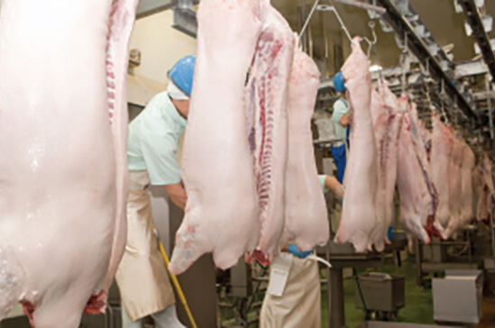 トリミング→脂剥→整形